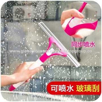 FOSHIO Silicone Water Wiper Squeegee Household Cleaning Shower Scraper