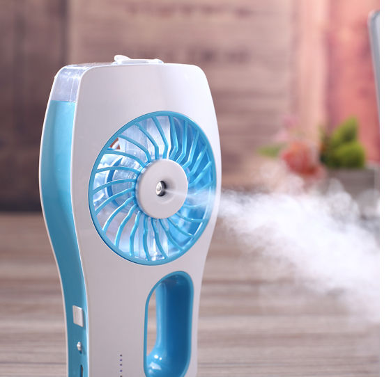 China Handsfree Mini Humidifier Rechargeable Fan Portable USB Fan for ...
