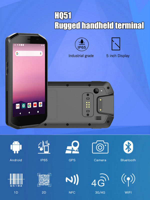 China Android 9.0 IP65 Rugged Handheld PDA Terminal 1d 2D Barcode ...