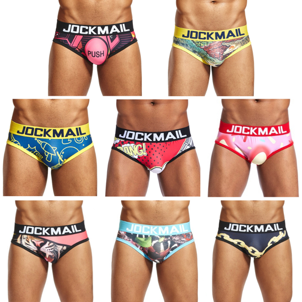 Buy Wholesale China Sexy New Style Men's Briefs With Fancy Pattern Panties  Men's Briefs & Men's Briefs at USD 2.8