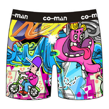 Custom Logo Man Sexy Underwear Organic Cotton Boxers Panties Plus