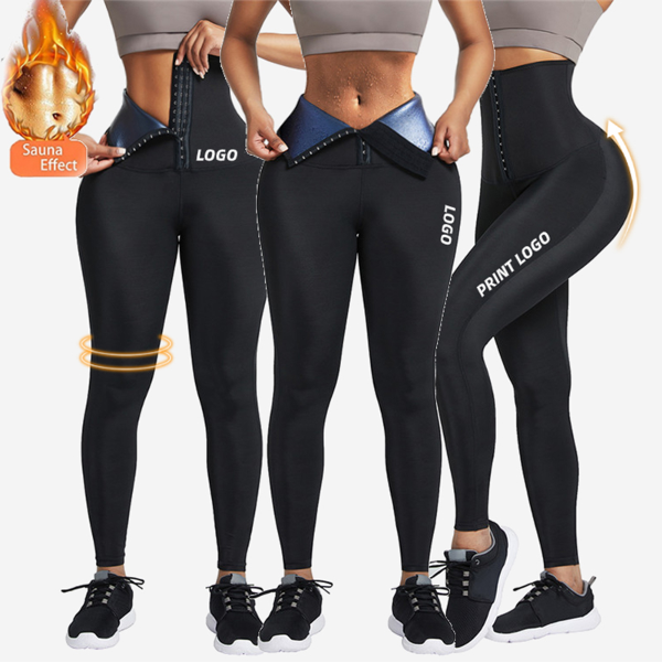 Custom Women Fitness Lose Weight Sweat Pants Ladies Slimming Body