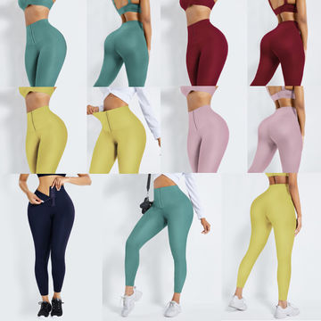 Fartey Womens Fashion High Waisted Leggings Slim Fitted Elastic Waist Yoga Pants Casual Tummy Control Workout Tights Stretchy Soft Gym Joggers