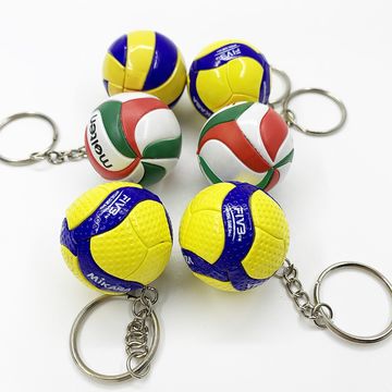 Grossiste 6 Porte-clés Ballon de FOOTBALL 3D