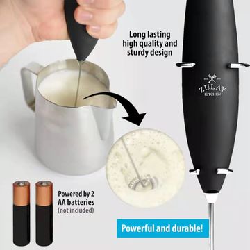 Battery Milk Drink Frother Foamer Whisk Mixer Stirrer Coffee Maker