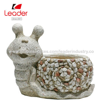 China BSCI Factory Magnesia Stone Mr. Rabbit Flowerpots Outdoor ...