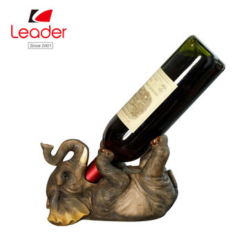 Buy Wholesale China Attractive Polyresin Peacock Wine Champagne Bottle  Holder Tabletop Wine Stands & Wine Bottle Holder at USD 5.45