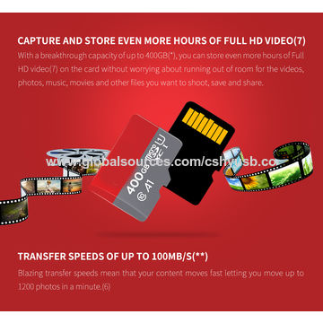 SanDisk-Carte Micro SD Ultra, 128 Go, 32 Go, 64 Go, 256 Go, 400 Go, 512