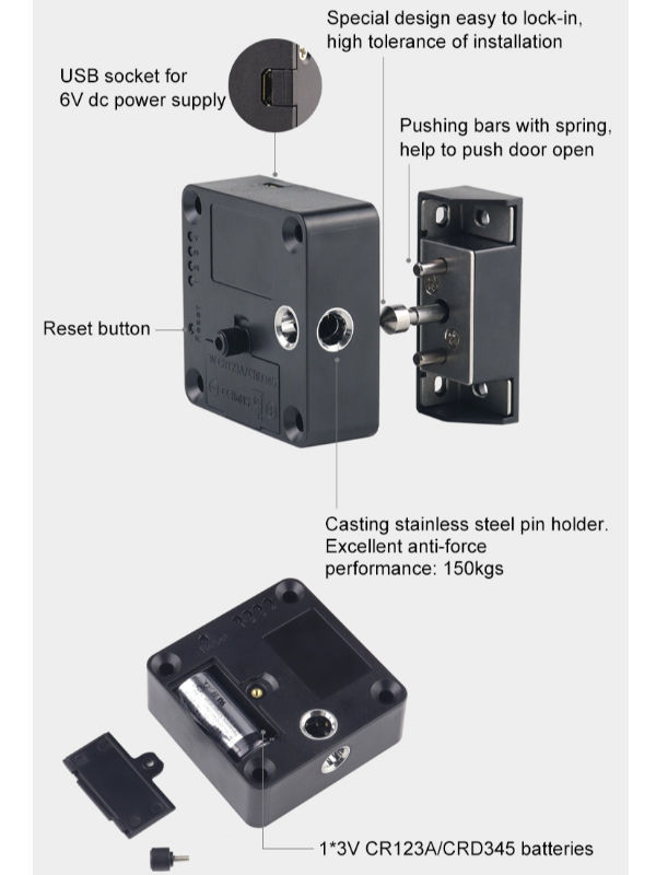 China Smart Keyless Hidden Swipe Card Tool Lock on Global