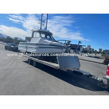 China Factory New Luxury Style 7.5m Aluminium Fishing Boat Hard