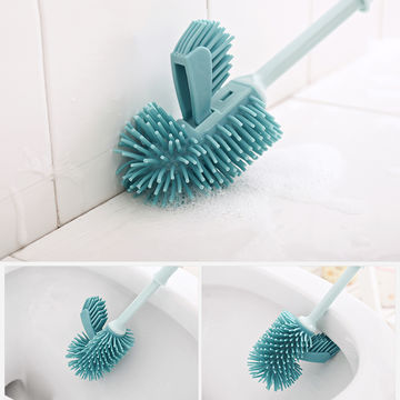 Buy Wholesale China Silicone Flex Toilet Brush With Slim Holder Anti-drip  Set Toilet Bowl Cleaner Brush & Toilet Brush at USD 1.78