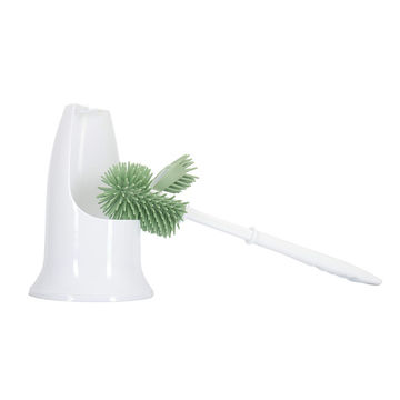 Buy Wholesale China Silicone Flex Toilet Brush With Slim Holder Anti-drip  Set Toilet Bowl Cleaner Brush & Toilet Brush at USD 1.78