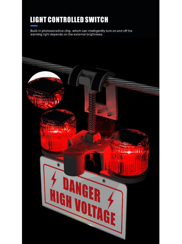 OEM high voltage warning light lamp device Board Traffic Sign for