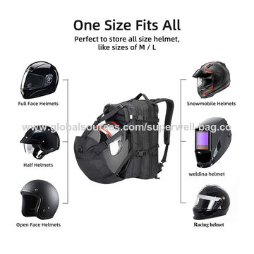 Achetez en gros Sac De Casque De Moto 37l Avec Port De Charge Usb De Grande  Capacité Porte-casque Sac De Rangement Chine et Moto Sac à Dos à 12.11 USD