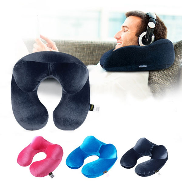 China Ultralight Inflatable Foam Pillow for Neck Lumbar Support