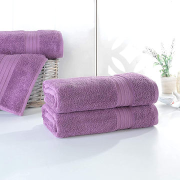 Buy Wholesale China High Quality 70 X 140 Hilton Hotel Premium White Bath  Towels 100% Cotton & Hilton Bath Towel at USD 0.413