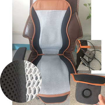 Adjustable Back Support Cushion, Mesh Car Back Support for Car Home Office Chair Air Flow, Mesh Back Support Rest Support Cushion, Beige , Size: One