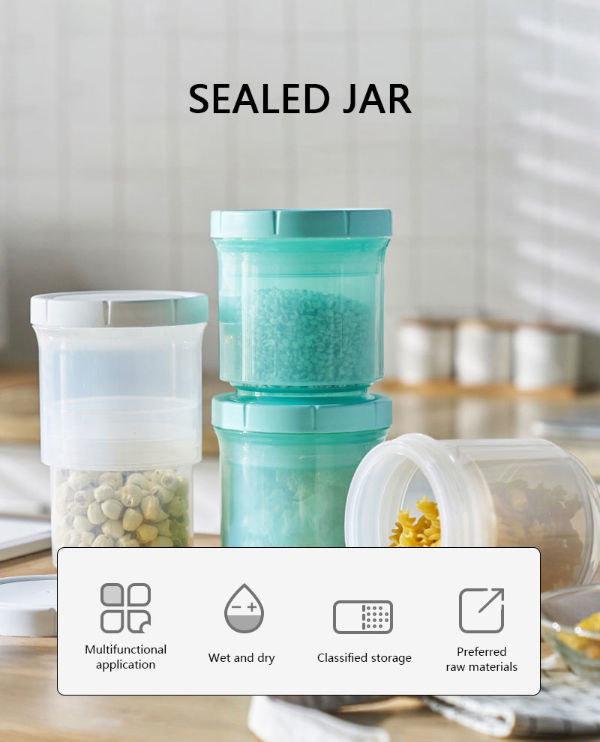 Telescopic Storage Containers China Kitchen Container Sets Grains Telescopic Food Storage Canister on ...