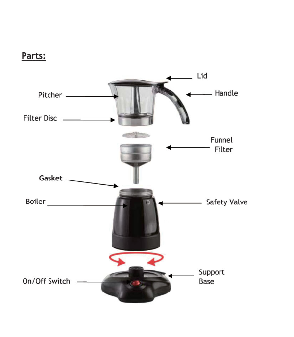 Buy Wholesale China Portable Cooking Appliances Turkish Coffee Maker  Electric Coffee Kettle Electric Coffee Pot For Home & Electric Coffee Pot  at USD 2.5