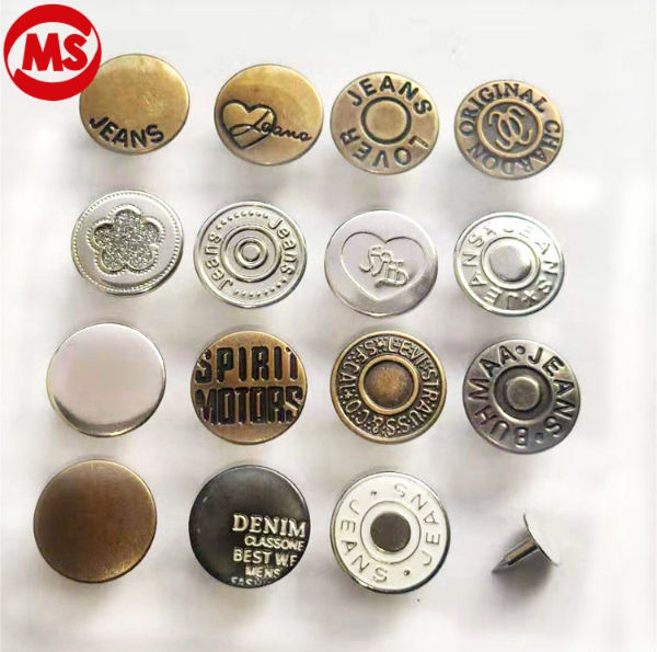 Factory Direct Wholesale Custom Design Metal Jean Button Accessories Brass  Zinc Alloy Washable Durable Rivets Buttons for Jeans - China Jeans Buttons  and Jeans Accessories price