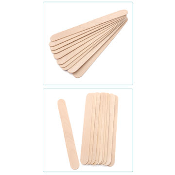 Spa Stix 200 Large Wax Waxing Wooden Body Hair Removal Sticks Applicator  Spatula. Pack of 200