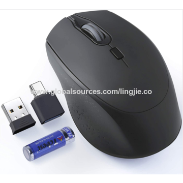 Buy Wholesale China Gaming Mouse Wireless Mouse 2.4g Silent Computer Mouse  Rf Abs Mouse With Type C Adapter 3 Dpi Levels & Mouse at USD 3.99