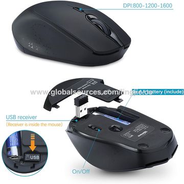 Buy Wholesale China Gaming Mouse Wireless Mouse 2.4g Silent Computer Mouse  Rf Abs Mouse With Type C Adapter 3 Dpi Levels & Mouse at USD 3.99
