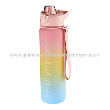 Gallonen-Wasserflaschen für Fitnessstudio und Sport, kundenspezifische Wasserflasche mit Farbverlauf für Fitness, Gymnastik und Outdoor-Sport
