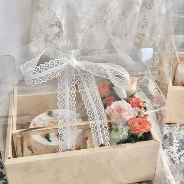 Buy Wholesale China Custom Luxury Round Gift Box Preserved Flower Hat Box  Bouquets Packaging Box With Clear Pvc Lids & Round Flower Boxes at USD 0.9