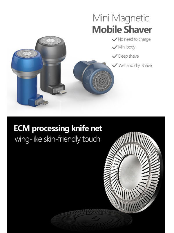 Micro Face Razor China Private Label man portable Mini Magnetic face razors shaving with ...