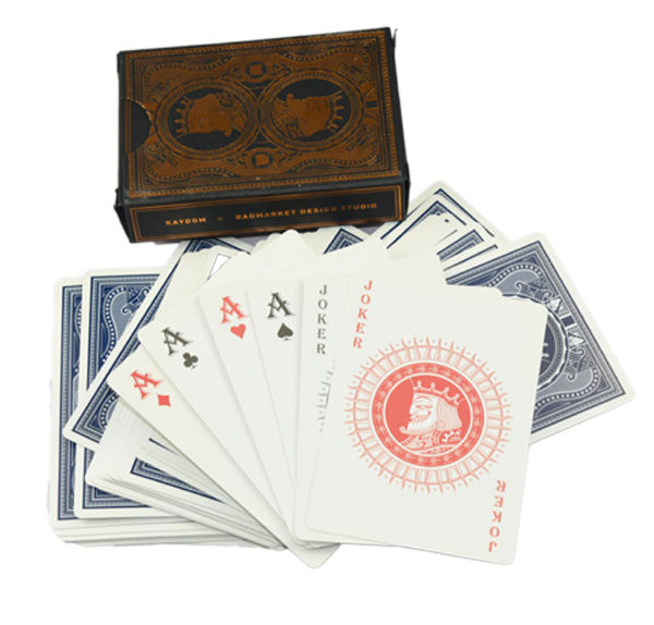 China Make 310gsm Germany Black Core Paper Poker Card Minimalist ...