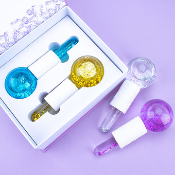 Masajeador de bolas de hielo para masaje facial, masajeador con ondas de hielo y agua, L'OREAL