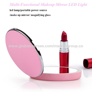Buy Wholesale China Wooden Makeup Cosmetic Round Pocket Make Up