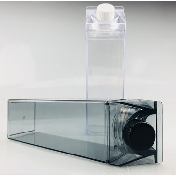 Clear Plastic Milk Carton 1000ml Capacity, Acrylic Body