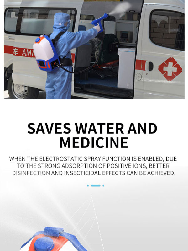 China Victory electrostatic backpack sprayer battery fogger bug