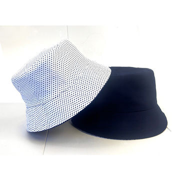 2022 Summer Bucket Hats Women Men's Panama Hat Double-sided Wear