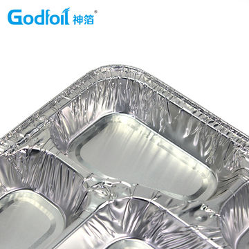 Buy Wholesale China Aluminum Foil Food Container 750ml Restaurant Food Take  Out Container With Lid No.6417 & Aluminum Foil Food Container at USD 0.01