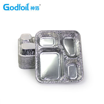 Buy Wholesale China Chinese Cheap Gold Square Foil Tray Disposable