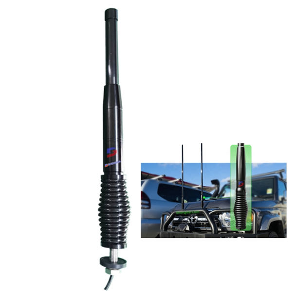 40cm short VHF or UHF or 245MHz mobile antenna, Heavy Duty spring base car antenna, 245MHz