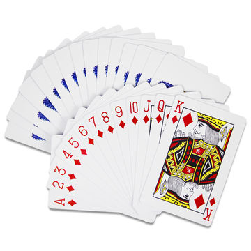 China Custom Poker Club 100% New PVC/Plastic Poker Playing Cards on ...