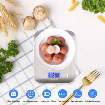 Buy Wholesale China Best Kitchen Scale 5kg Digital Kitchen Scale With Tare  Function, Food Scale With Usb Rechargeable & Best Kitchen Scale at USD 3.3