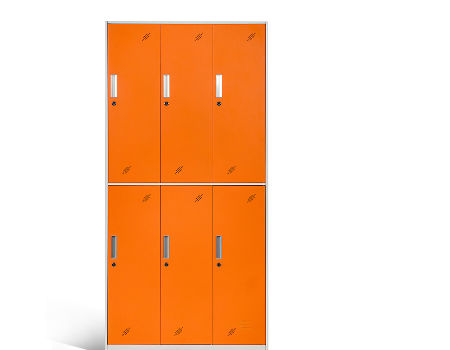Office Metal Furniture 6 Door Vertical Steel Storage Filing Cabinet supplier