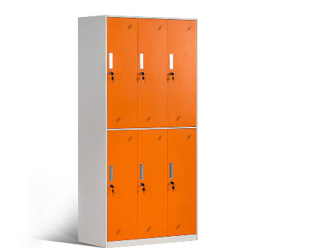 Office Metal Furniture 6 Door Vertical Steel Storage Filing Cabinet supplier