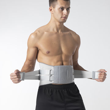 Self-Heating, Magnetic Back Brace with Adjustable Straps
