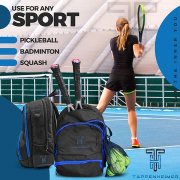 sac de raquette - sac pour raquettes de tennis, de squash et de badminton.  Jusqu'à 6