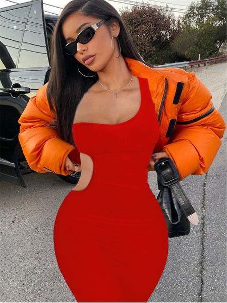 21 Summer Sexy Solid Color V Neck Halter Vest With Deep Slim Figure Black One Piece Dress Beach Dress Party Dress Club Dresses Buy China Beach Dress Mini Dresses Party Dress On Globalsources Com