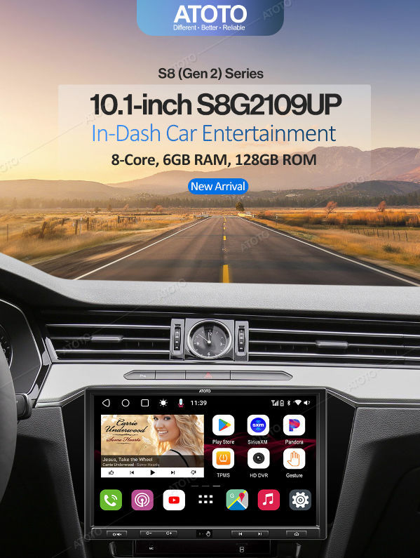 Atoto S8 Ultra Plus S8g2109up-n In-car Entertaiment System(android 6gb+128  Carplay &andriod Auto) - Explore China Wholesale Car Audio System and Car  Multimedia System, Car Navigation, Car Audio Wholesaler