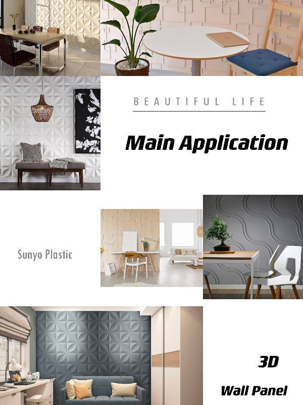 Interior Wall Decorative Paneling 3D PVC Panels For House Decoration ...