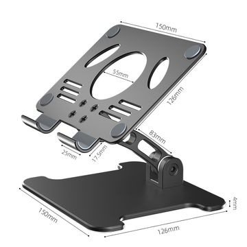 Buy Wholesale China Adjustable Aluminium Foldable Support Tablet Pc Base  Holder Portable Stand For 7 To 10 Inch & Desktop Stand at USD 9.9