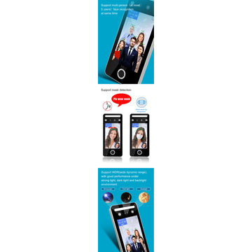 China 5 inch screen face recognition access control terminal with ...